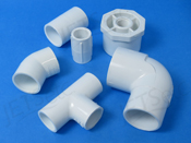 PVC FITTINGS<br>Elbows, couplings etc.                        
