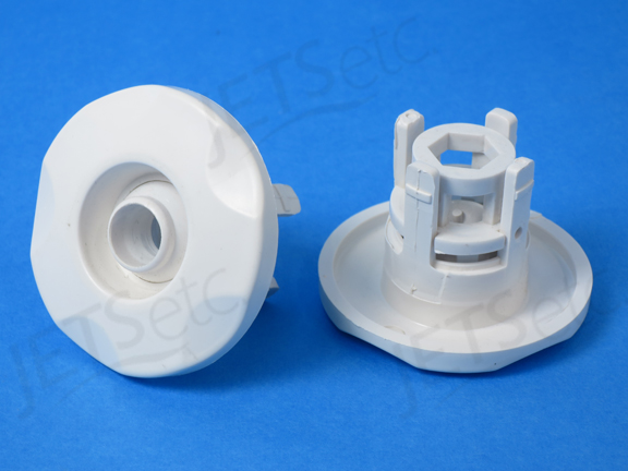 ADJ MINI JET (2 5/8) SM SCALLOP DIR WHITE