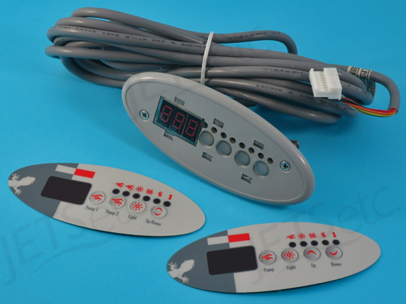 GECKO KEYPAD TSC-9 K-9 2 OVERLAYS (GE1 AND GE2)