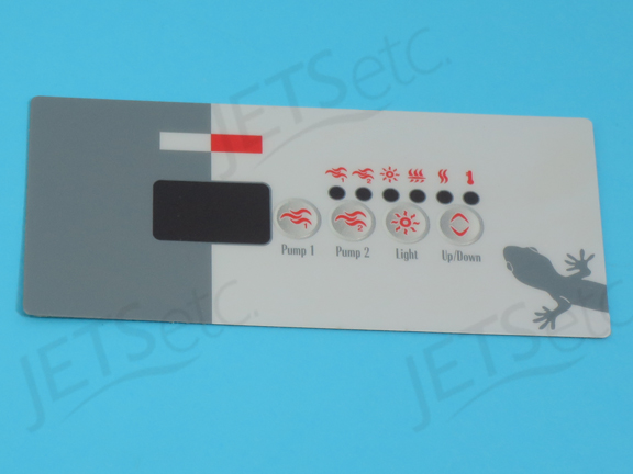 OVERLAY TSC-18-GE2 (PUMP1-PUMP2-LIGHT-UP/DOWN)    