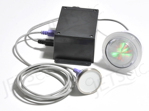 CHROMOTHERAPY KIT 1 LIGHT, BRUSHED NICKEL         
