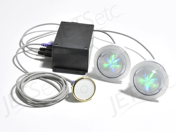 CHROMOTHERAPY KIT 1 LIGHT, BRASS KEYPAD           