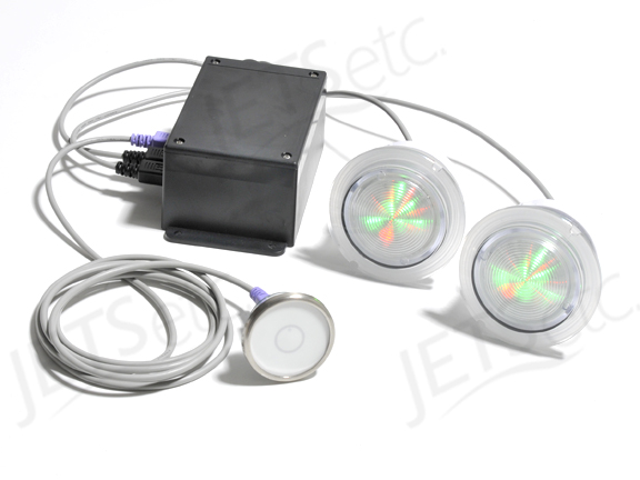 CHROMOTHERAPY KIT 2 LIGHTS, BRUSHED NICKEL        