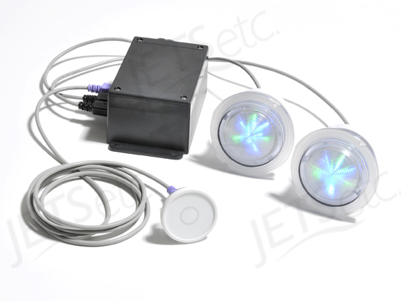 CHROMOTHERAPY KIT 2 LIGHTS, WHITE KEYPAD          