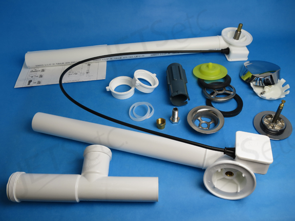 GEBERIT - DRAIN / OVERFLOW KIT - CHROME