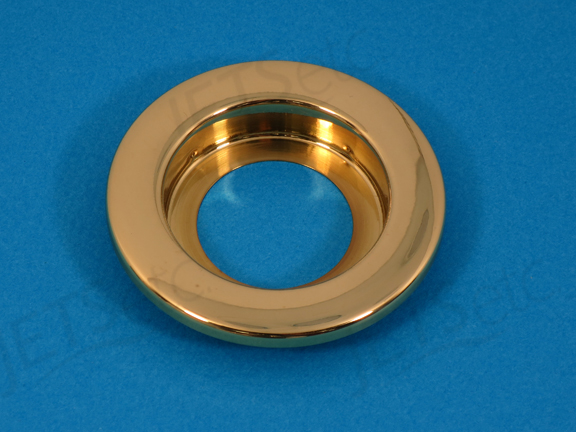 ESCUTCHEON, TRANS FLAT OLD STYLE POL BRASS