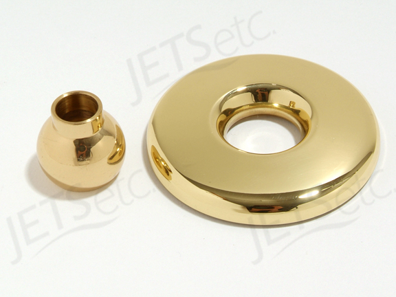 JET ESCUTCHEON 2 7/8IN METAL BRASS 28020PB        