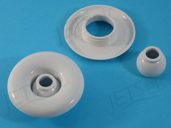 CMP 400-E JET ESCUTCHEON AND EYEBALL WHITE        