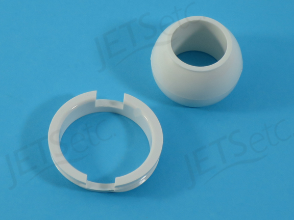 MICRO JET BALL & RING, WHITE 10-3710WHT           