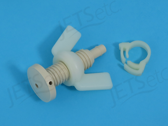 SUCTION RELIEF WALL FITTING, CAREFLO - BONE       
