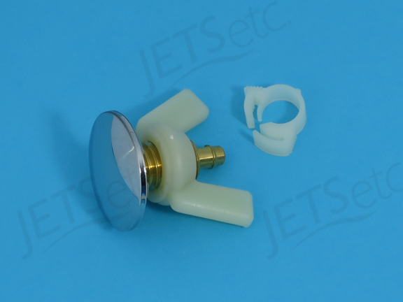 SUCTION RELIEF WALL FITTING, CAREFLO - CHROME     