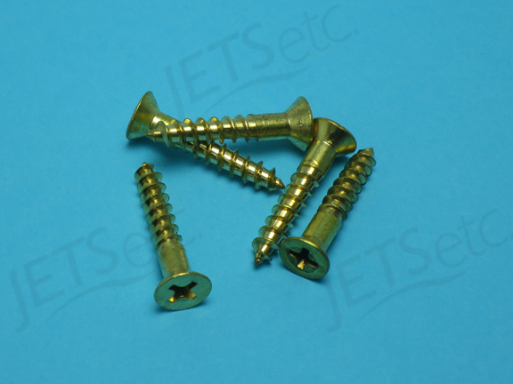 COVER SCREW FR (NEW 1 IN. ) BRASS                 