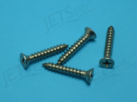 COVER SCREW FR (NEW 1 IN. ) STAINLESS             