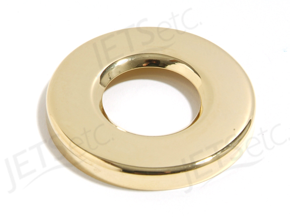 POLISHED BRASS ESCUTCHEON FOR #24 AIR KNOB        