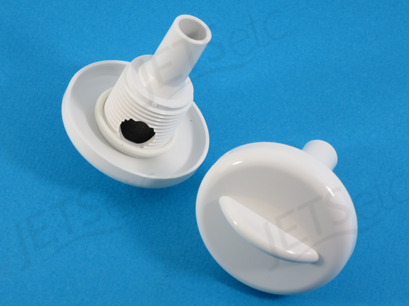 AIR KNOB HYDRO AIR LARGE, WHITE                  