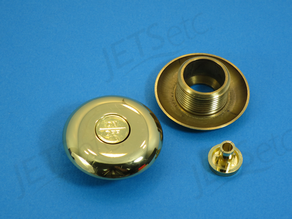 HYDRABATHS - ORIGINALON OFF BUTTON - BRASS