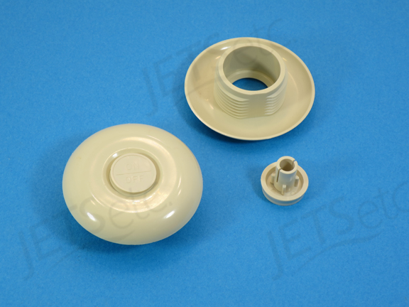 HYDRABATHS - OLD PLUS FACE BUTTON - BONE          