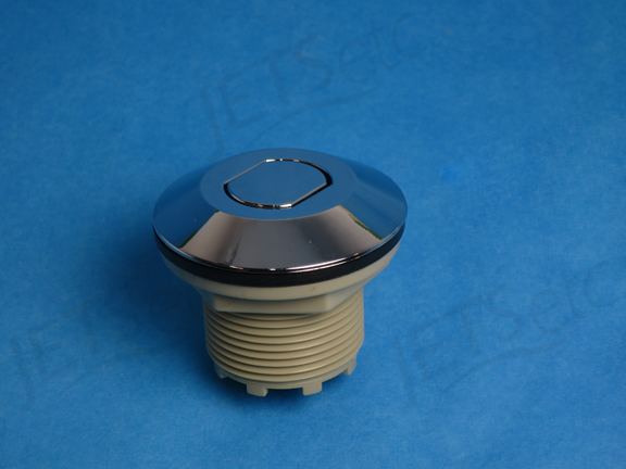 CONTEMPORARY PUSHBUTTON - CHROME                  
