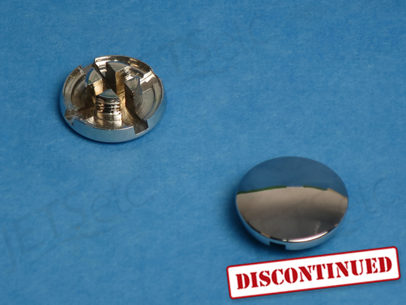 AEROMAX SCREW-ON METAL CHROME AIR CAP