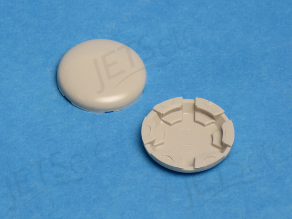 CLASSIC AIR CAP, 15/16 IN. ROUND - GREY           