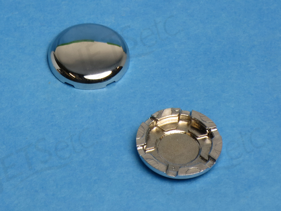 CLASSIC AIR CAP, 15/16 IN. ROUND - CHROME         