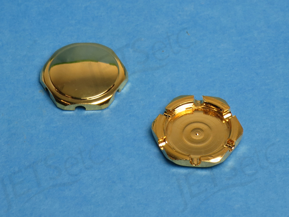 AIR CAP HEX SCREW-ON BRASS/GOLD                   
