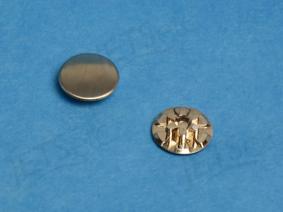 AIR CAP, MINI ELEGANCE BRUSHED NICKLE             