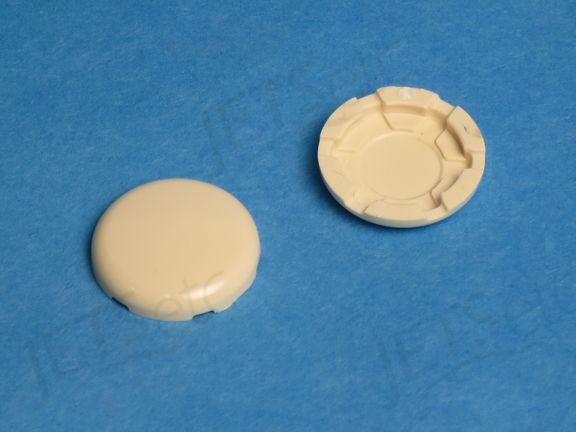 CLASSIC AIR CAP, 15/16 IN. ROUND - BONE           