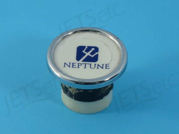 ROUND BUTTON NEPTUNE - CHROME                     