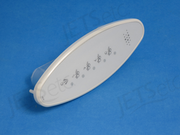 OVAL KEYPAD ASSY, COMBI, WHITE                    