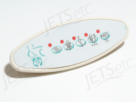 OVAL KEYPAD ASSY, COMBI, BISCUIT              