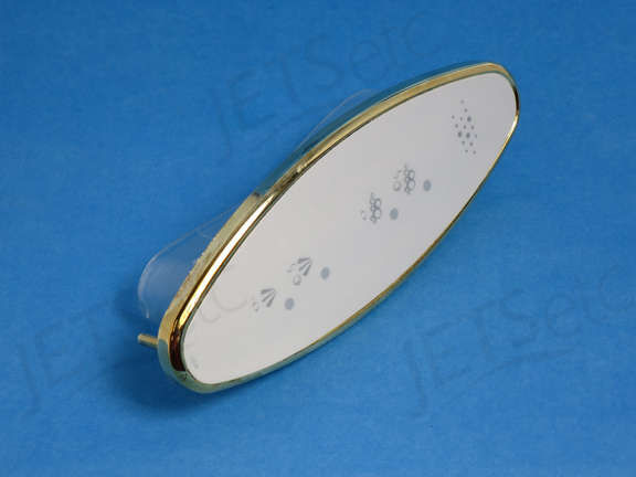 OVAL KEYPAD ASSY, DUO POLISHED BRASS