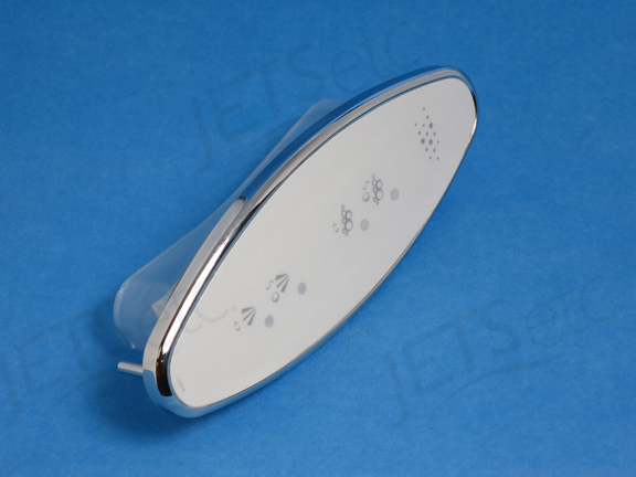OVAL KEYPAD ASSY, DUO, POLISHED CHROME            