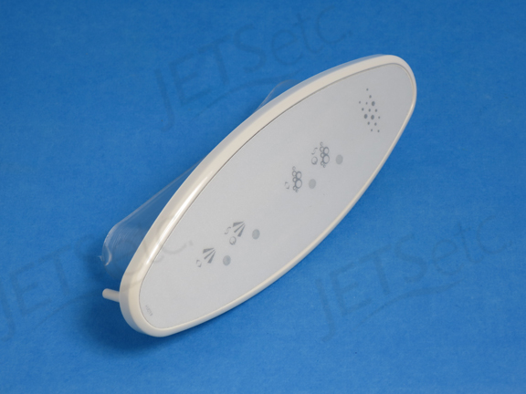 OVAL KEYPAD ASSY, DUO, WHITE