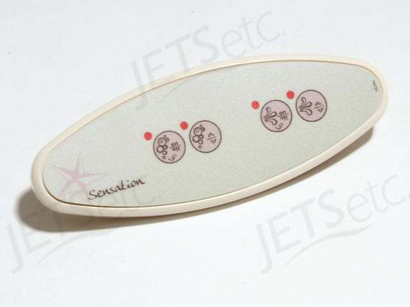 OVAL KEYPAD ASSY, DUO BISCUIT