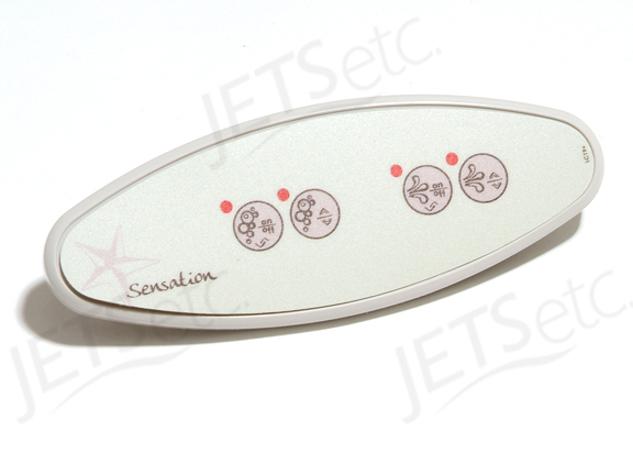 OVAL KEYPAD ASSY, DUO, GREY