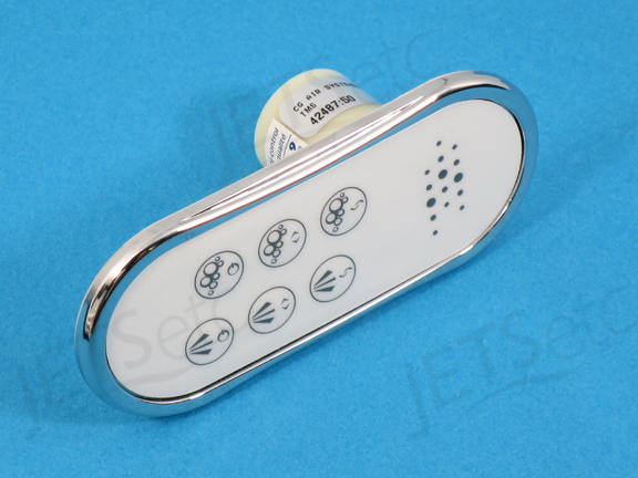 CG AIR - KEYPAD TMS DUO STRAIGHT OVAL CHROME
