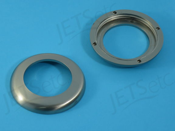 TRIM RING ELECTRONIC BUTTON - BRUSHED NICKEL      
