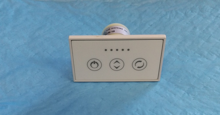 KEYPAD 3-TOUCH SM RECT, WHITE                     