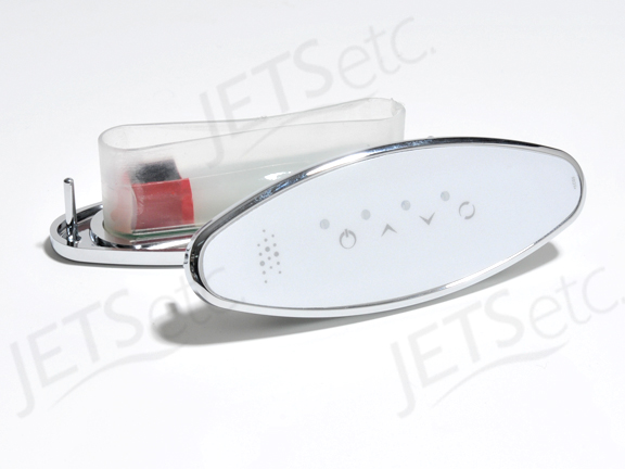 RED TAB KEYPAD VARIABLE OVAL MO-300 MS-300 CHROME 
