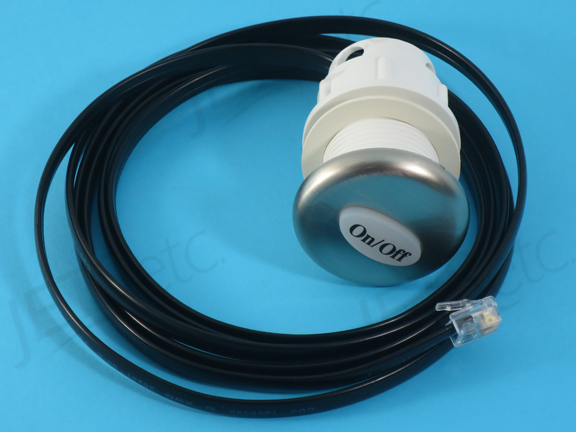 BUTTON ON-OFF EP823/840 BRUSH NICKEL PHONE CONNECT