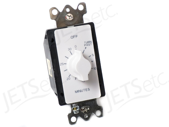 WALL TIMER 30 MIN DECORA STYLE - WHITE            