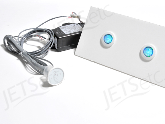 LIGHT KIT, 9 LED (2 LIGHTS) COMPLETE, WHITE       